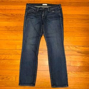 Madewell Midrise Dark-Washed Jeans